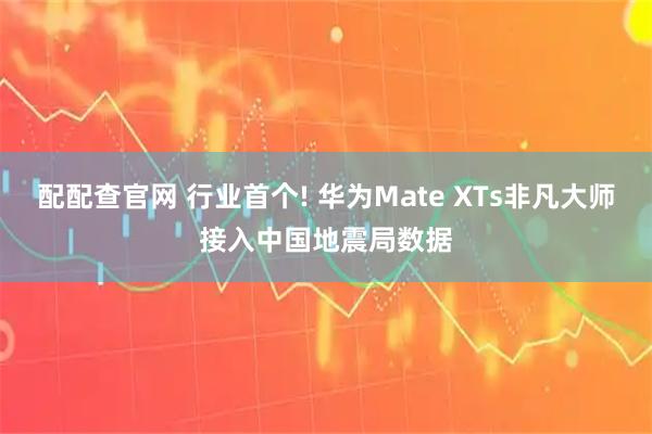 配配查官网 行业首个! 华为Mate XTs非凡大师接入中国地震局数据